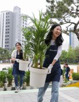 "초등학생 환경교육" 교원그룹, 교실숲 조성 나서