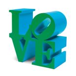 [손이천의 머니&아트] 로버트 인디애나 'LOVE (Green/Blue)'