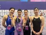 [항저우AG] 여자 혼계영 400m 2위로 결승···中 부정출발 탈락