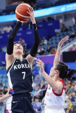 ‘박지수 분전’ 한국 여자농구, 소중한 자존심 지켰다 … 北 꺾고 동메달 획득 [항저우AG]
