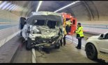 충북 보은 수리티 터널서 버스가 승합차 추돌...2명 사망