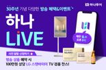 '하나LIVE' 론칭 2년만 400만뷰 돌파···하나투어, LG TV 증정 이벤트