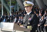 한미 해군총장, 美핵항모 함께 올라 '양국 군사협력 증진' 논의