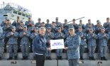 이기식 병무청장, 해군 1함대 방문 '응원글’ 전달...장병 격려