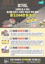 경기도, 음식쓰레기 동물사료 사용 신고자...최대 금액 '800만원 포상'