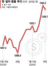 '美 금리인하 기대' 너무 앞서갔나… 환율 보름새 50원 급등 [대내외 악재에 원화 하락]