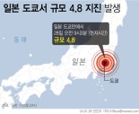 日도쿄 규모 4.8 지진 "피해 없어, 항공기·열차 정상운행"(종합)