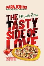 파파존스 피자, 발렌타인데이 기념 ‘하트씬 피자’ 단 7일 한정판매
