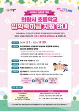 의왕시, 초등학교 입학축하금 '10만원 지원'...3월부터 신청