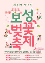 보성군 "'한국의 아름다운 길 100선' 왕벚나무 터널서 인생 사진 남겨요"