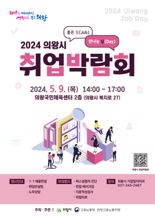 의왕시, 5월 9일 '취업박람회' 개최...30여개 업체 참여