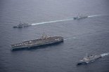 한미일 '美 핵 항모 등 6척 동원' 北핵과 미사일·잠수함 대응 연합훈련 실시