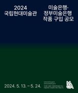 국립현대미술관, 2024 미술은행·정부미술은행 작품 구입 공모