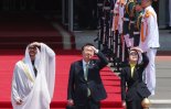 尹부부와 차담한 UAE대통령 "한국을 가족처럼 생각"