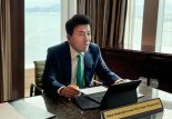 함영주 하나금융 회장, 홍콩서 K-금융 밸류업 선도 나섰다