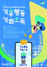 경기도, 6번째 기회소득 '기후행동 기회소득' 시작
