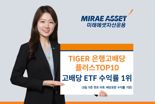 ‘TIGER 은행고배당플러스TOP10’ 연초 이후 고배당 ETF 수익률 1위