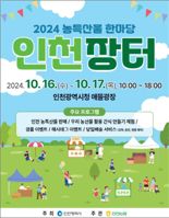 인천시, 농특산물 한마당 인천장터 16∼17일 개장