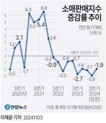 "안사요 안사" 쪼그라든 소비시장..3분기 소매판매 1.9%↓