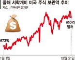 미국 주식 보관액 132조 '사상 최고'… 최애종목은 테슬라