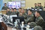김명수 합참의장, 1군단 및 예하 방공작전진지 대비태세 점검
