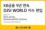 KB금융, ‘다우존스 지속가능경영지수’ 9년 연속 편입