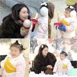 ‘슈돌’ 장동민 딸 지우, 최지우에 직접 만든 ‘파 다발’ 선물