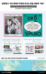 82메이저, K문화 전도사 된다…'야호' 프로젝트 주인공 발탁