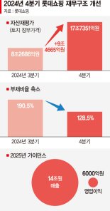 롯데쇼핑 작년 수익성 5.7% 개선… 땅값 늘고 부채비율 뚝