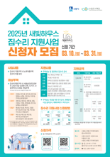 노후 주택 집수리 필요하신가요...수원시 '새빛하우스' 신청하세요