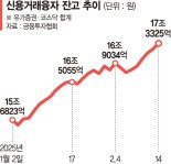 '달리는 말' 올라탄 개미 "크게 먹자"… 빚투 17조 넘었다