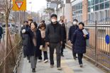 이수희 강동구청장, 재개교 앞둔 둔촌초·위례초 현장 찾아