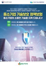 "中企 기술보호 정책보험 지원합니다" DB손보, 중소벤처기업부와 맞손