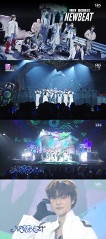 '인기가요' 뉴비트, 'Flip the Coin'으로 무대 접수