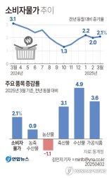 가공식품 뛰자 물가 들썩...환율·산불 영향에 물가 불확실성 커졌다