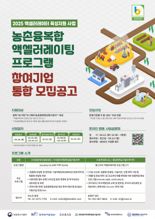 엑셀러레이터가 농촌융복합사업자 성장 돕는다
