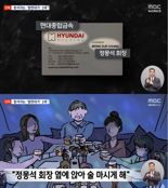 '현대家' 정몽석 회장의 이상한 시상식… 무용과 학생들과 술자리 동석