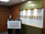 대구공공시설관리공단, 산불 피해 성금 기탁