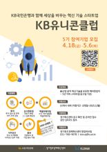"스타트업 모여라" 국민은행, ‘KB유니콘클럽’ 모집