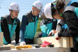 통계청, '이동식주택 짓기' 봉사활동