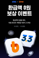 빗썸-삼쩜삼 '환급액 0원 보상' 이벤트 진행