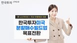 한투운용, 한국투자미국분할매수빌드업목표전환 펀드 출시