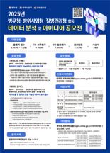 공공서비스 혁신 위해 ‘데이터 분석 및 아이디어' 공개 모집합니다