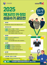 제대군인 취·창업 수기 공모전 "새로운 도전, 응원·지원 분위기 확산"
