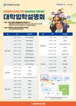 인천시교육청, 대학 초청 대학입학설명회 개최