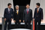 "내가 안 시켜" "법과 원칙 따른다" 이재명, 사법리스크 답변은