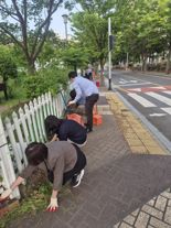 KB국민은행 화명동지점 직원들 장애인복지시설 찾아 '구슬땀'