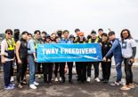 티웨이항공, 제주도 서귀포항 일대 해양 정화