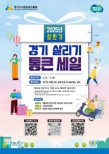 경기도,  21~29일 '경기 살리기 통큰 세일'...최대 20% 페이백