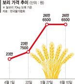 이상기후에 장바구니 물가 들썩…'보리차·빙과' 매출 직격탄